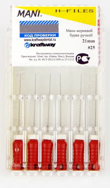H-FILE Mani 21мм №25
