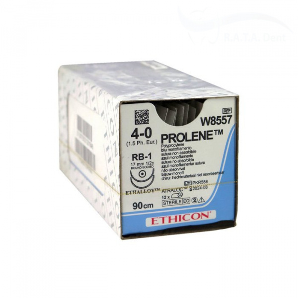 Prolene Пролен 4 0 (90см, 2 иглы колющие,)12шт