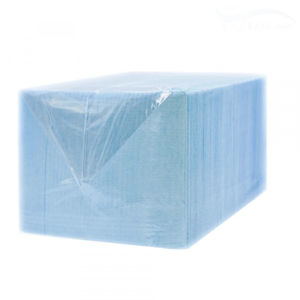 Салфетки нагрудные  JNB 2-х слойные голубой