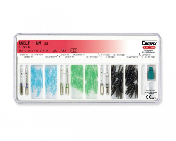 Uniclip 1,0-набор (120шт.+7инс.) Штифты б з