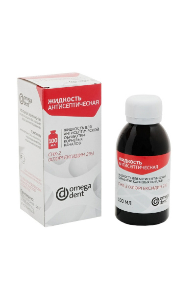Жидкость для антисептической снх2% обработки каналов 100мл (хлоргексидин)